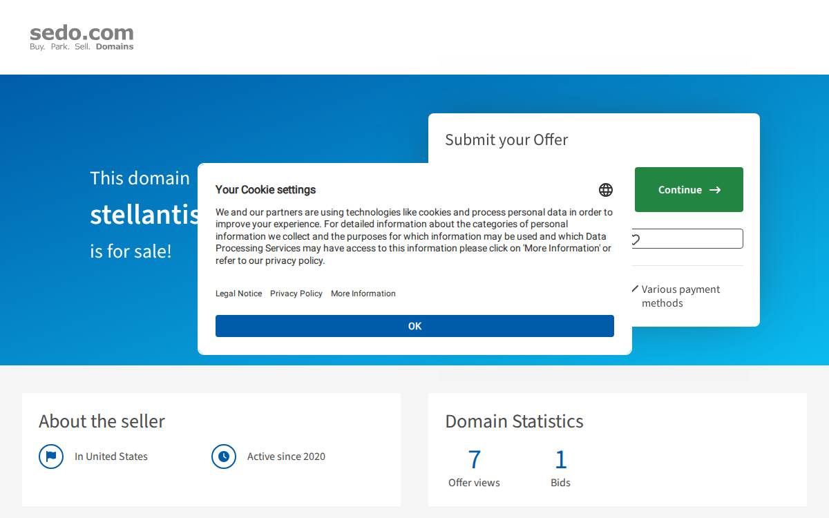 Stellantis Ventures website preview