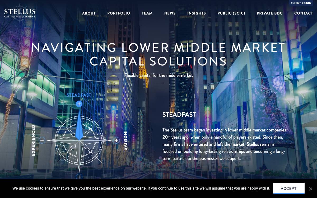 Stellus Capital Management website preview