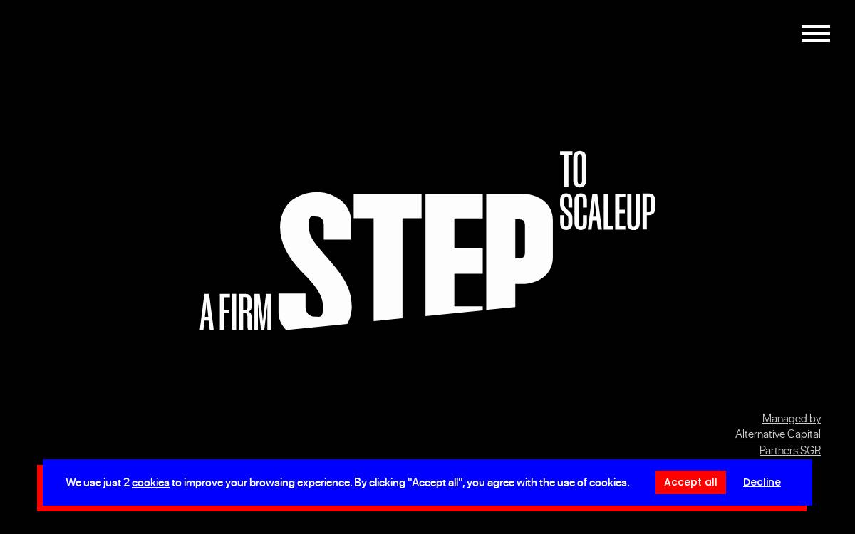 Step Venture website preview