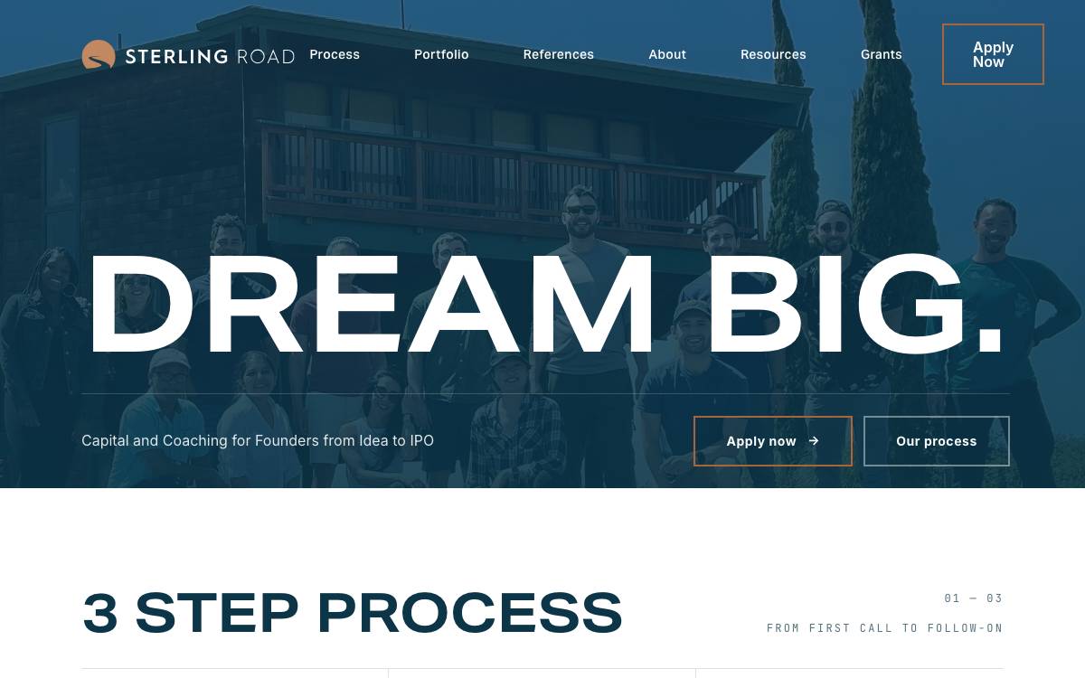 Sterling Road website preview