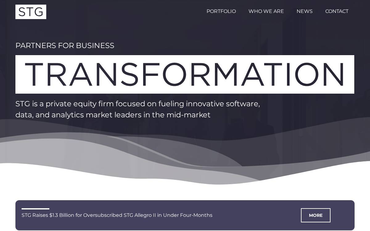 Stg website preview