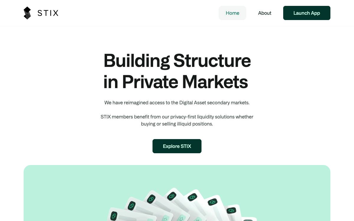 Stix website preview