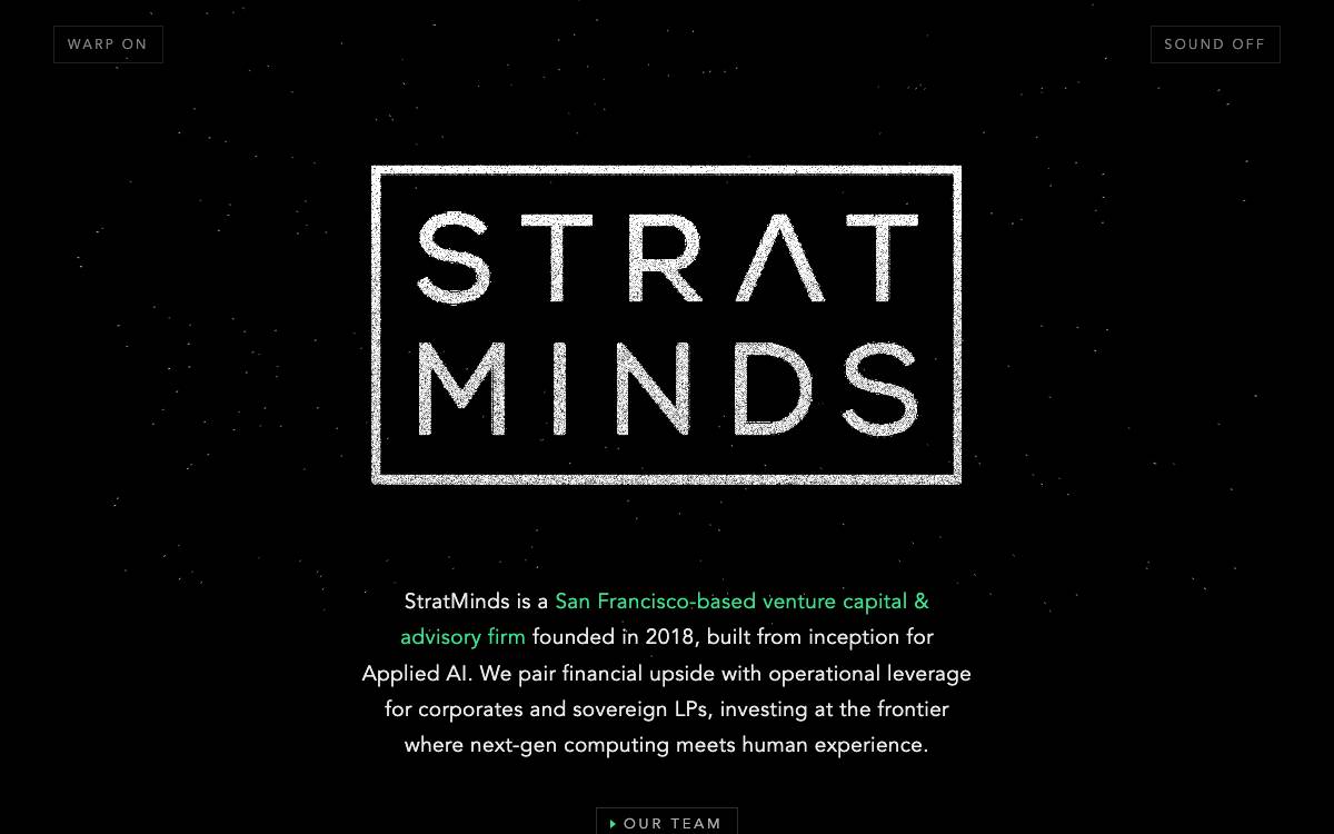 StratMinds website preview