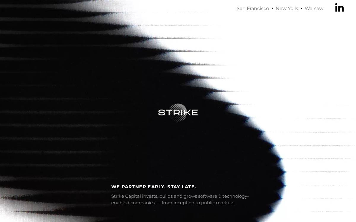 Strike Capital website preview