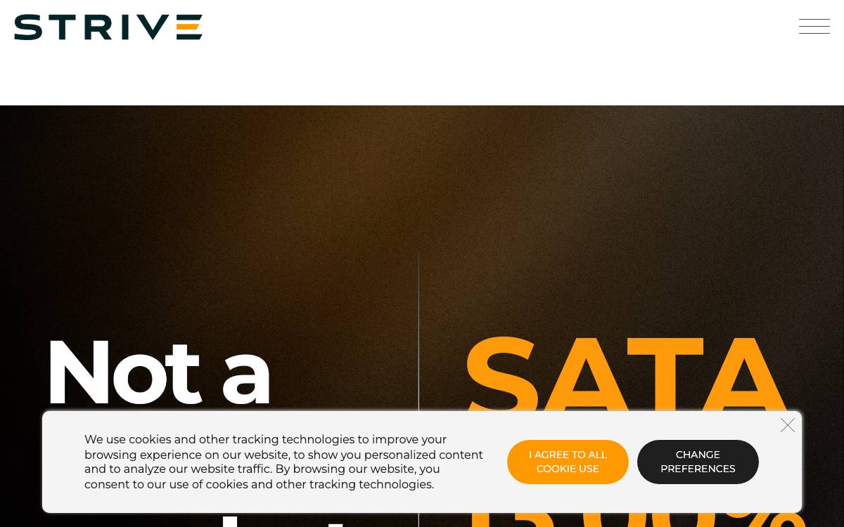 Strive Asset Management website preview