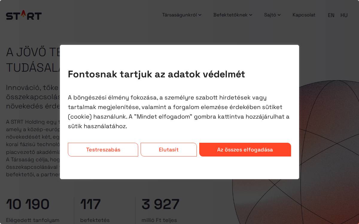 STRT website preview