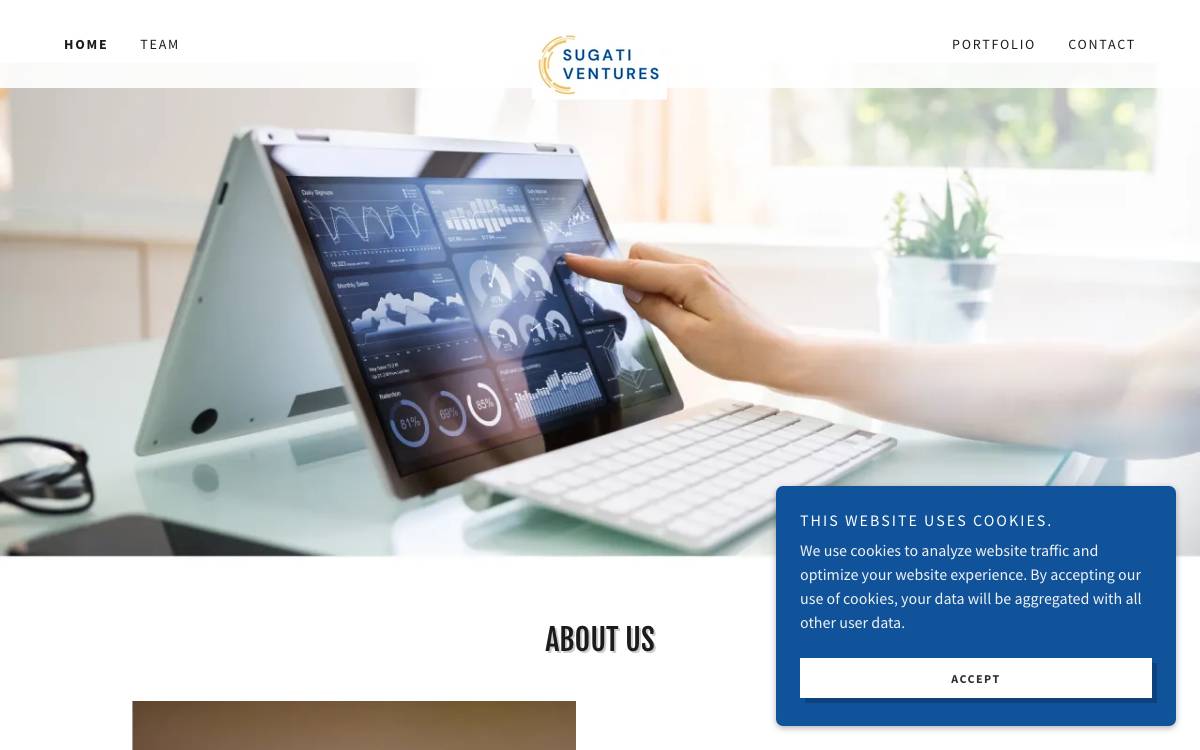 Sugati Ventures website preview