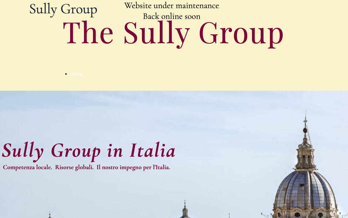 Sully Group website preview