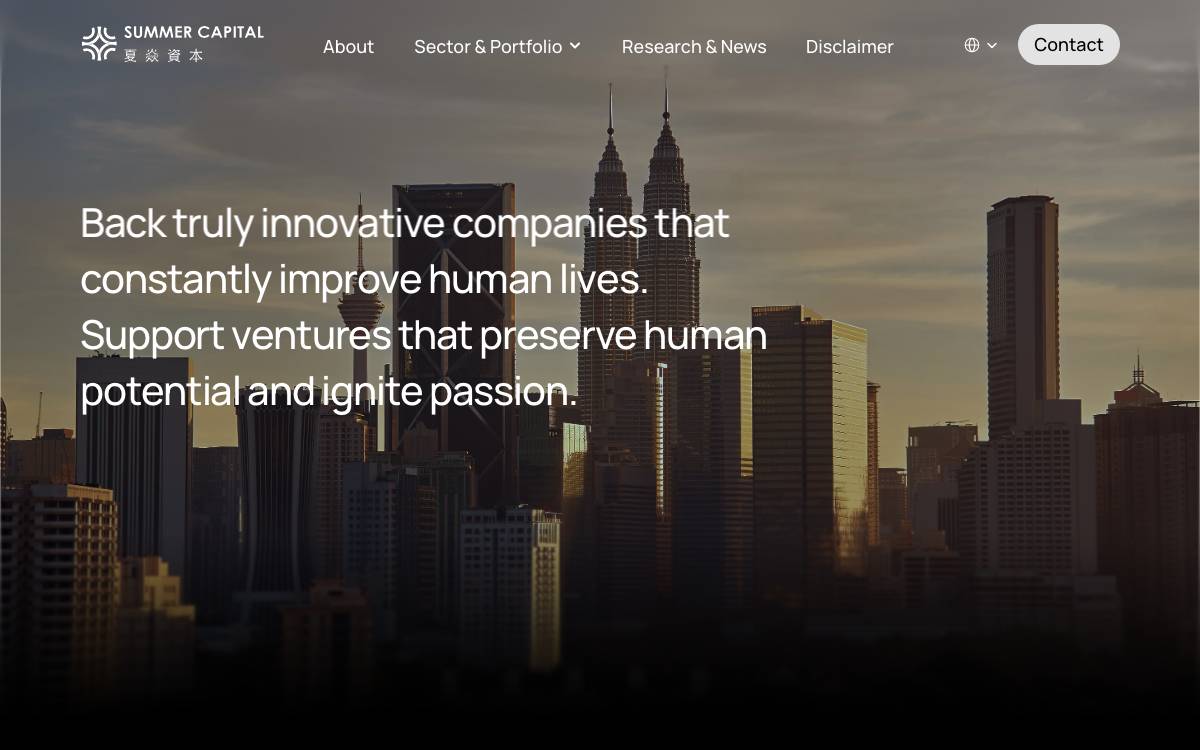 Summer Ventures website preview