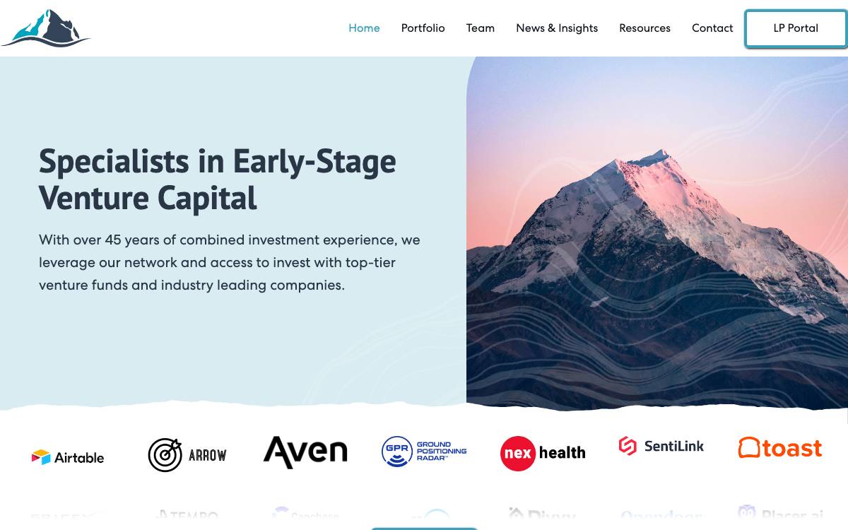Summit Peak Ventures website preview