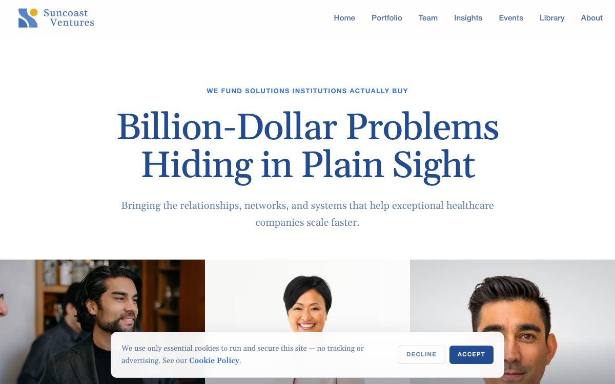 Suncoast Ventures website preview
