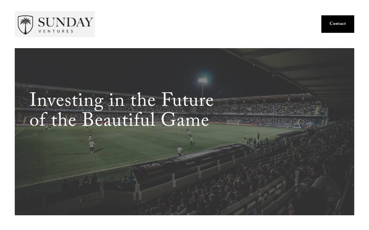 Sunday Ventures website preview