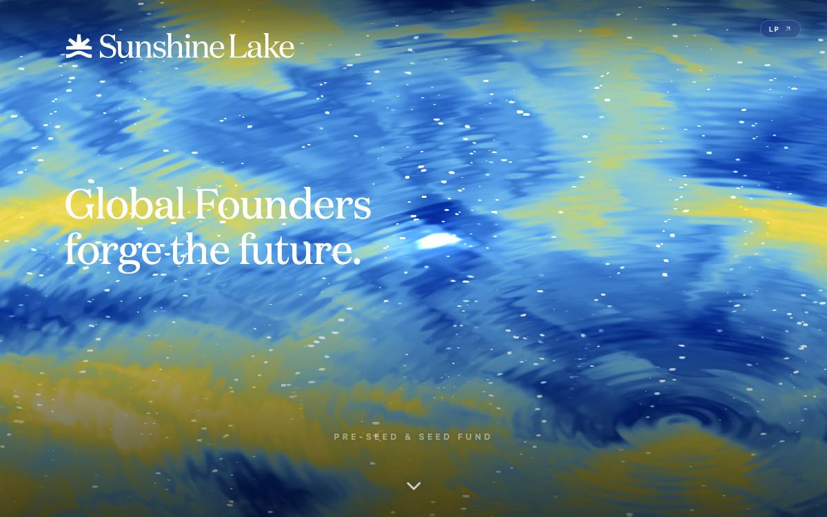 Sunshine Lake website preview