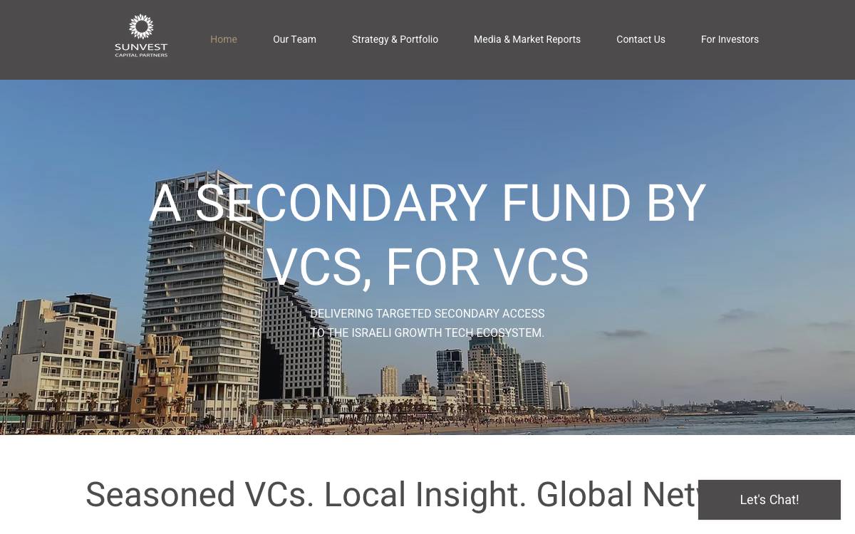Sunvest Capital Partners website preview