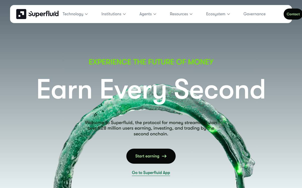 Superfluid Group website preview