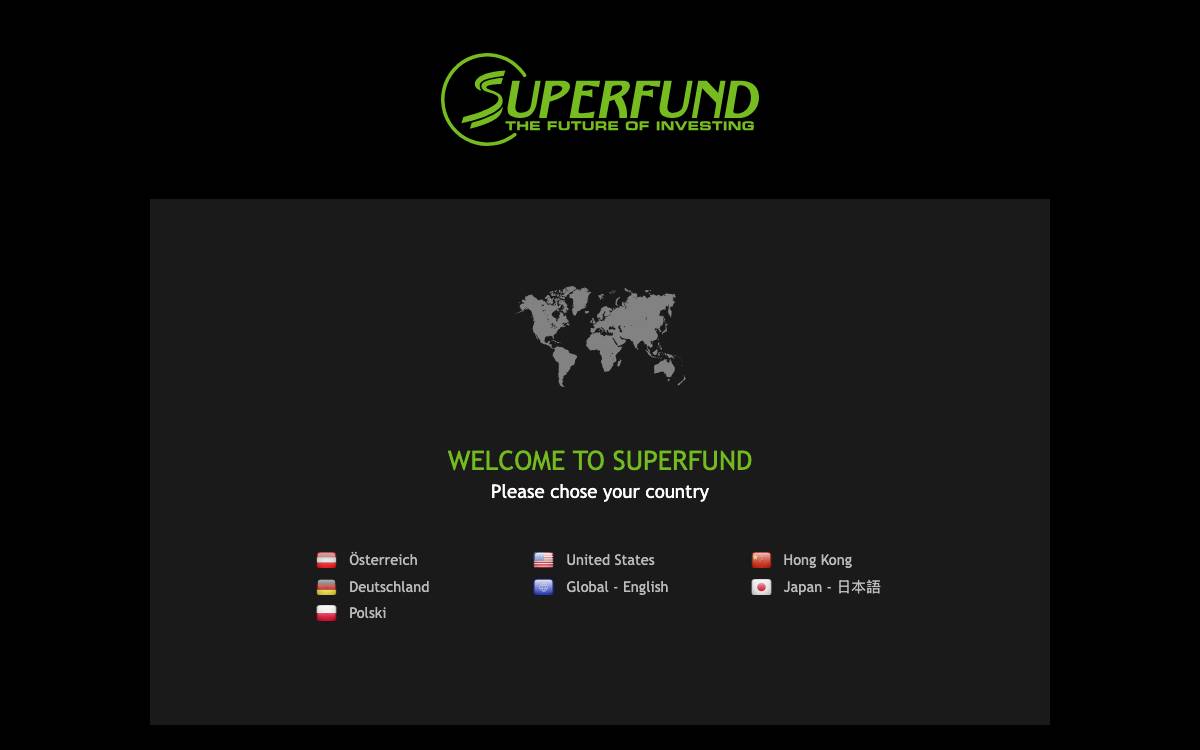 Superfund Asset Management website preview
