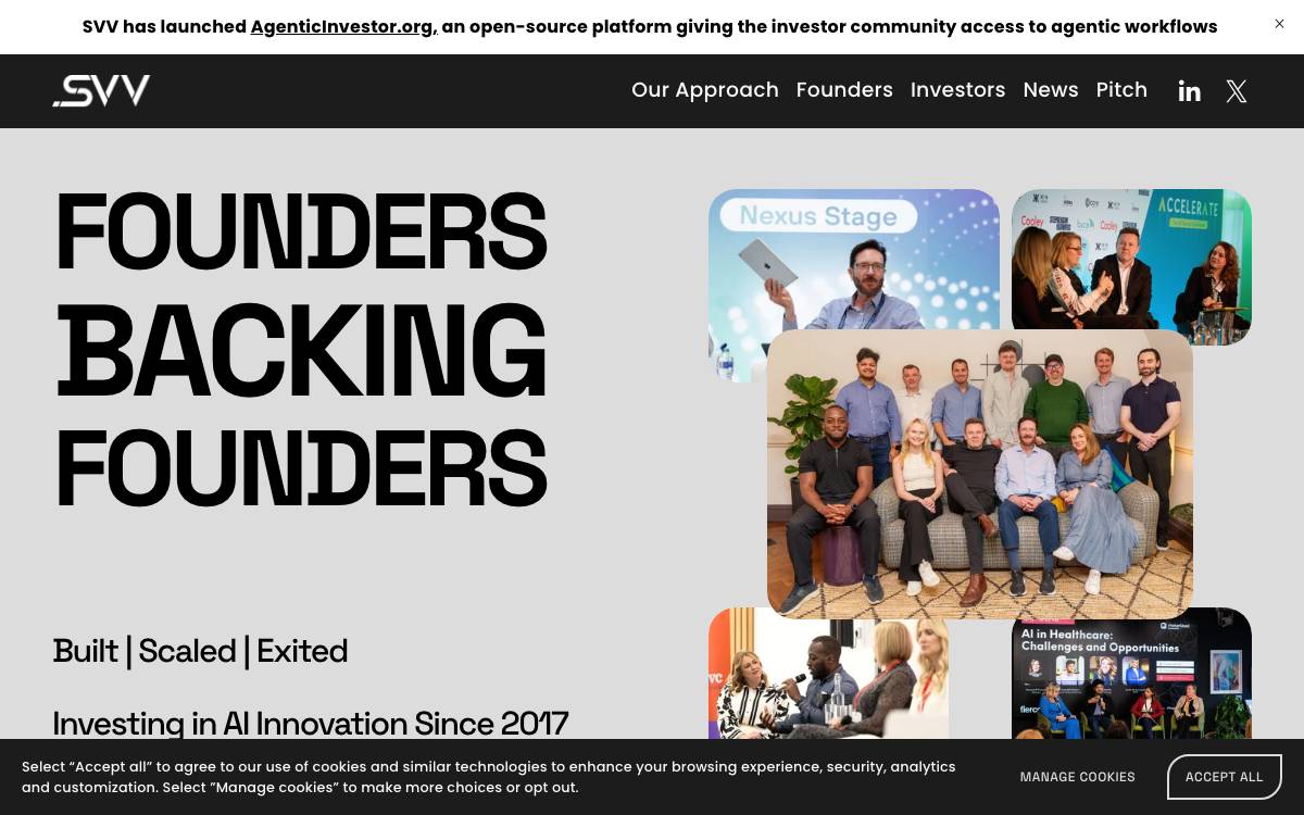 Sure Valley Ventures website preview