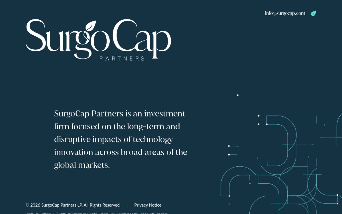 SurgoCap Partners website preview