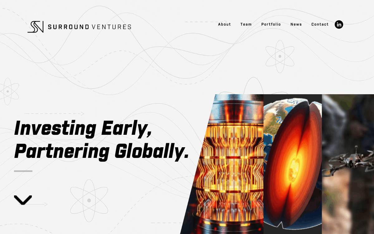 Surround Ventures website preview