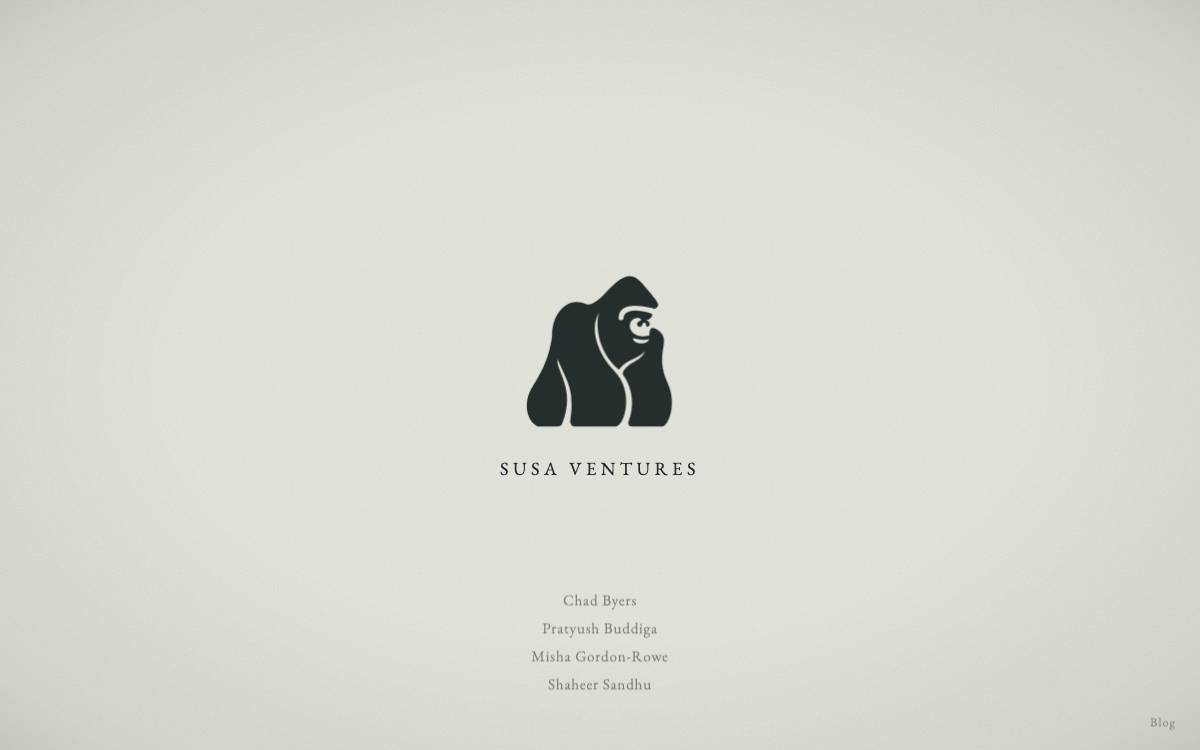 Susa Ventures website preview