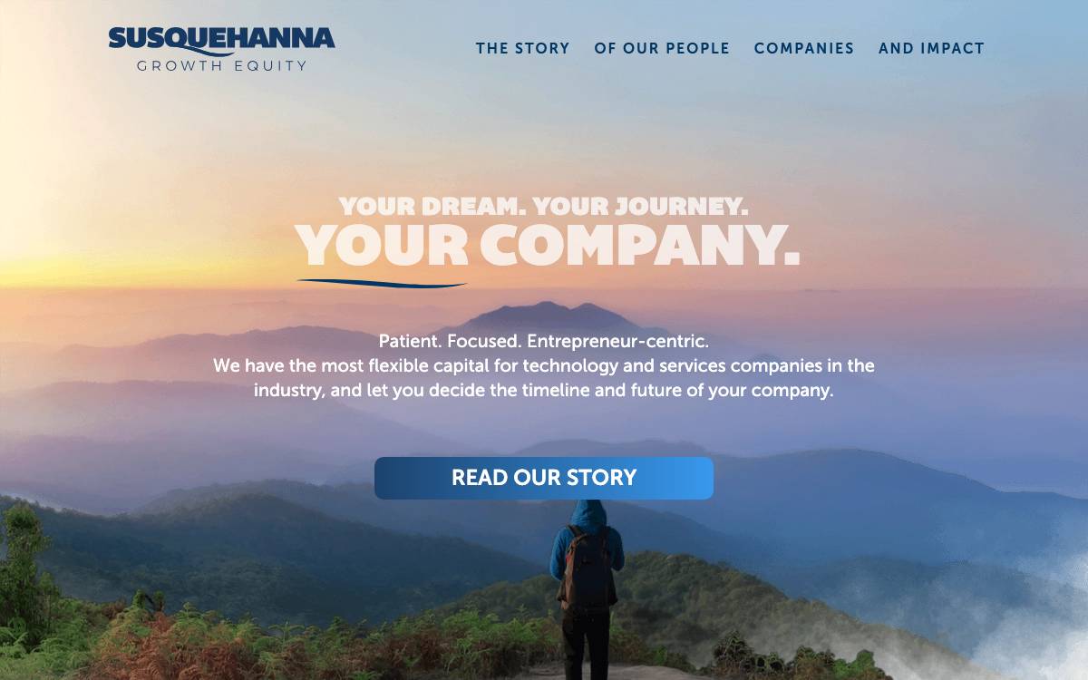 Susquehanna Growth Equity website preview