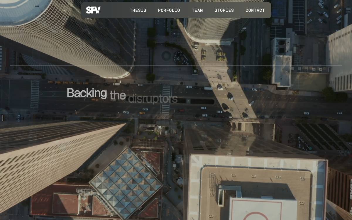 Sustainable Future Ventures website preview
