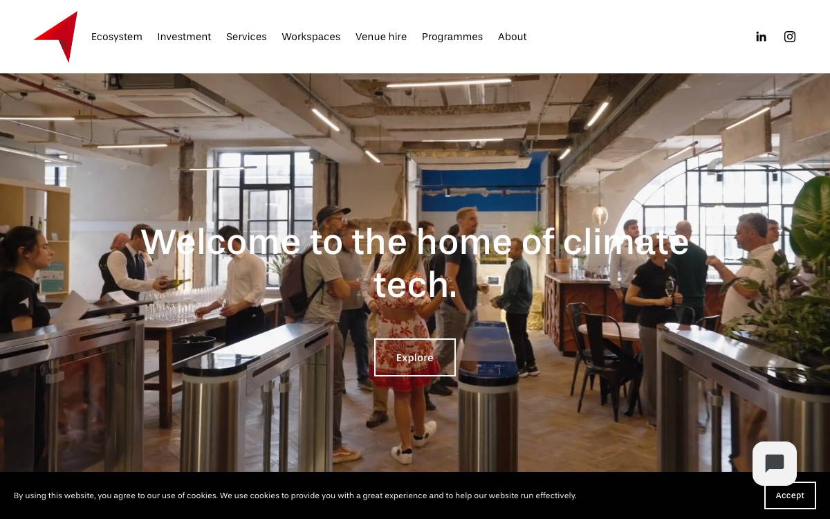 Sustainable Ventures website preview