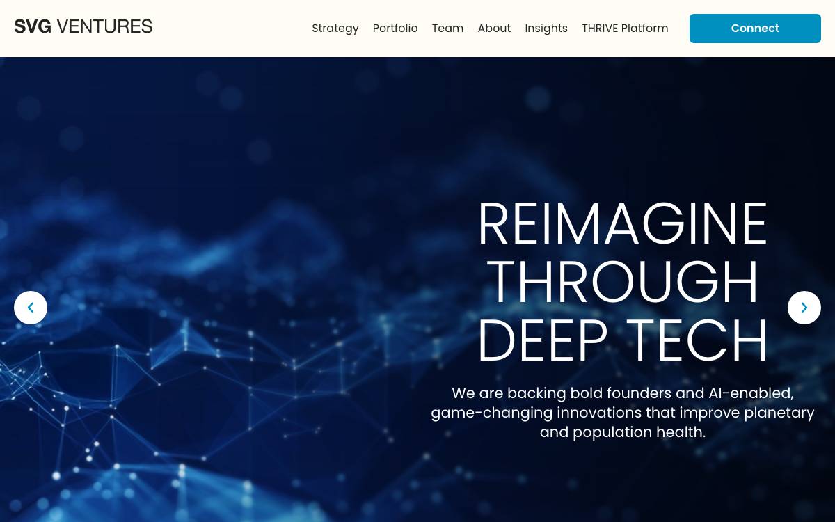 SVG Ventures website preview