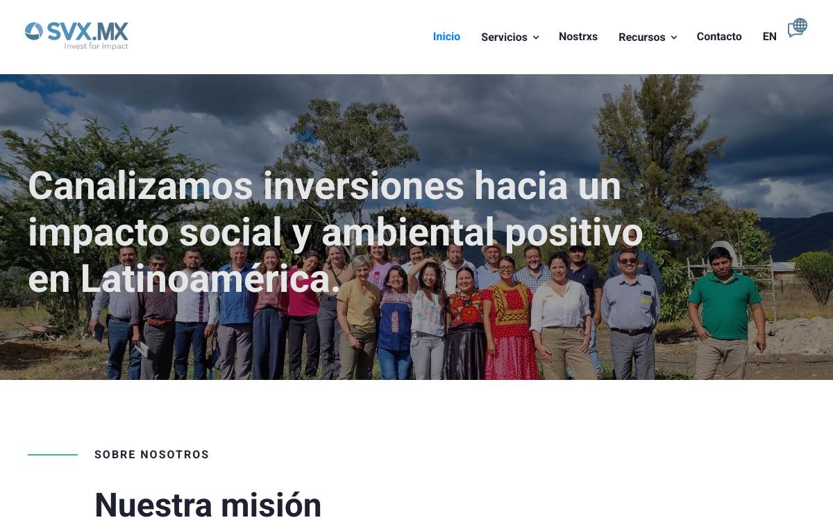SVX Mexico / Regenera Ventures Fund website preview