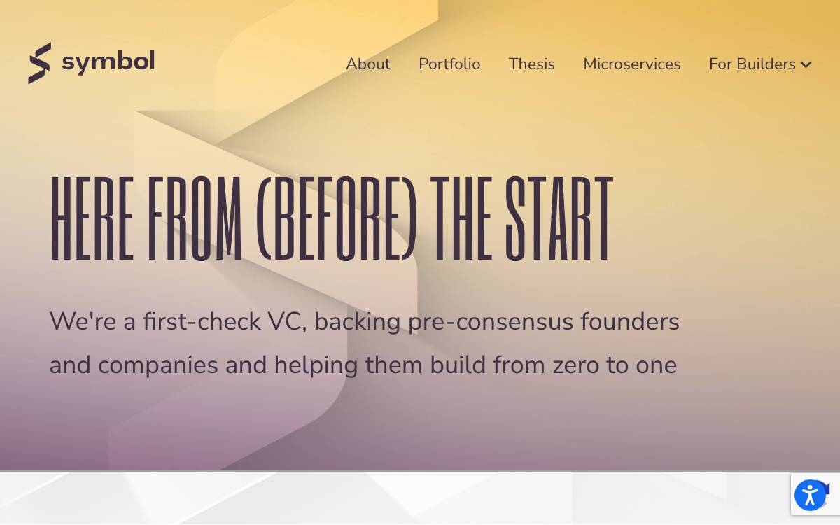 Symbol website preview