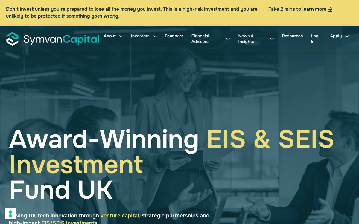 Symvan Capital website preview