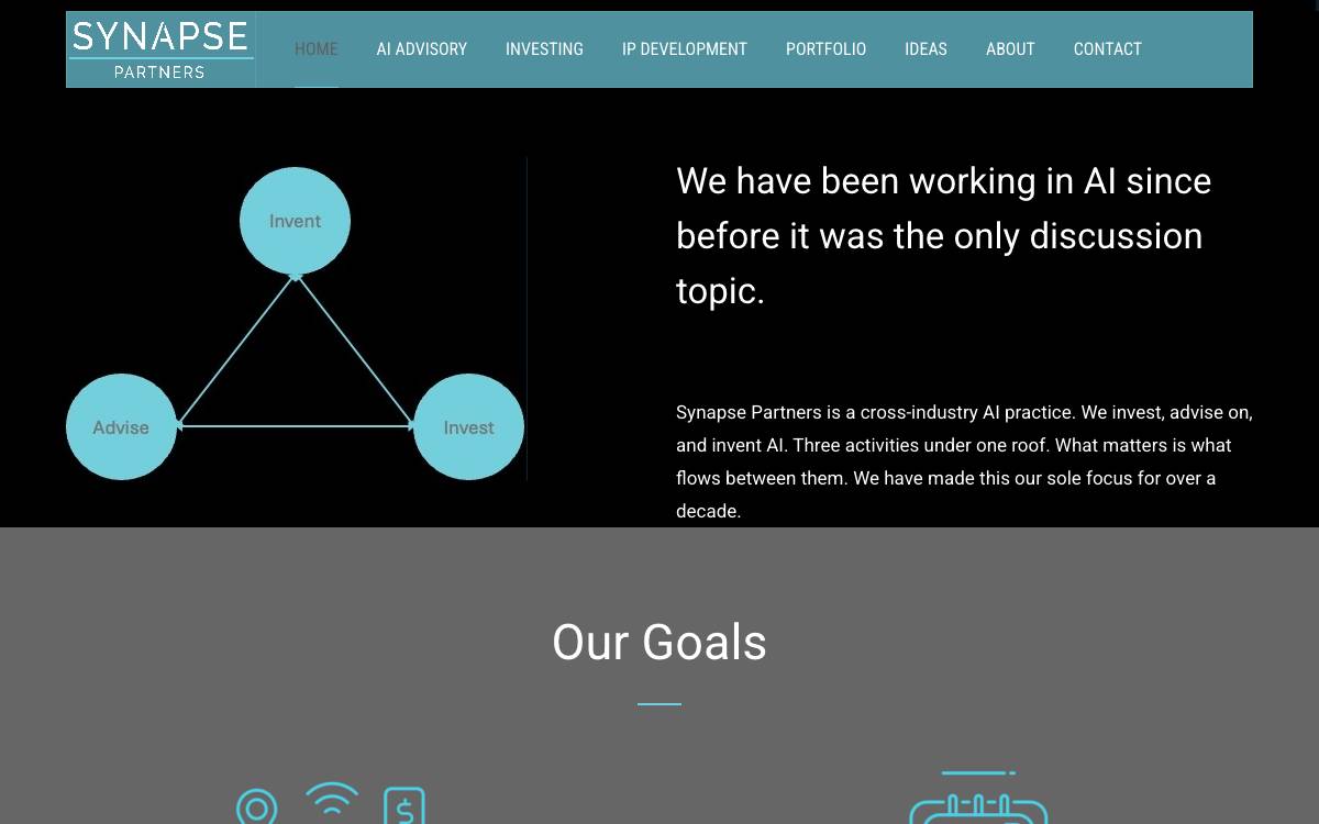 Synapse Partners website preview