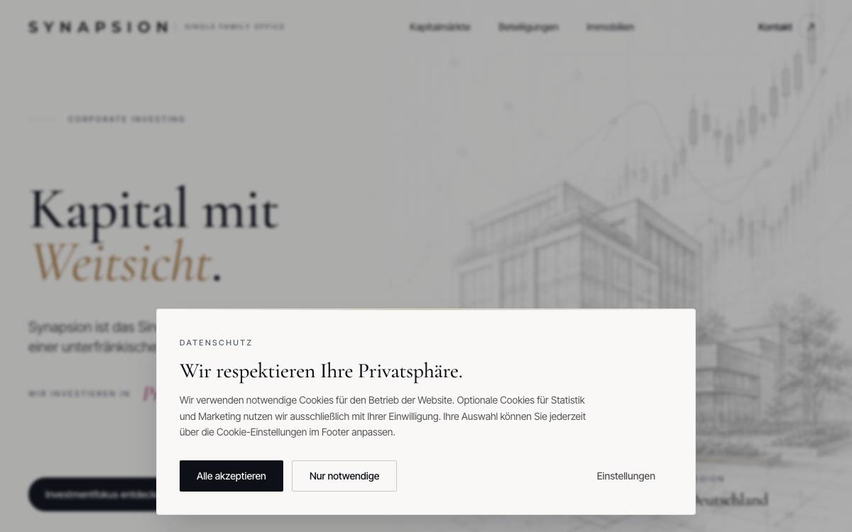 Synapsion website preview