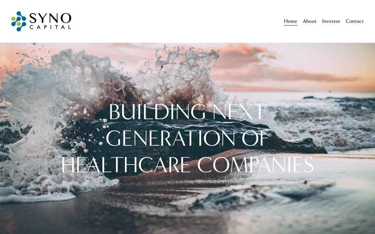Syno Capital, LLC website preview