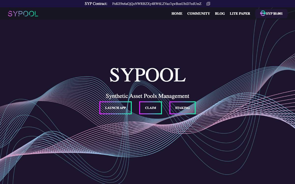 Sypool website preview