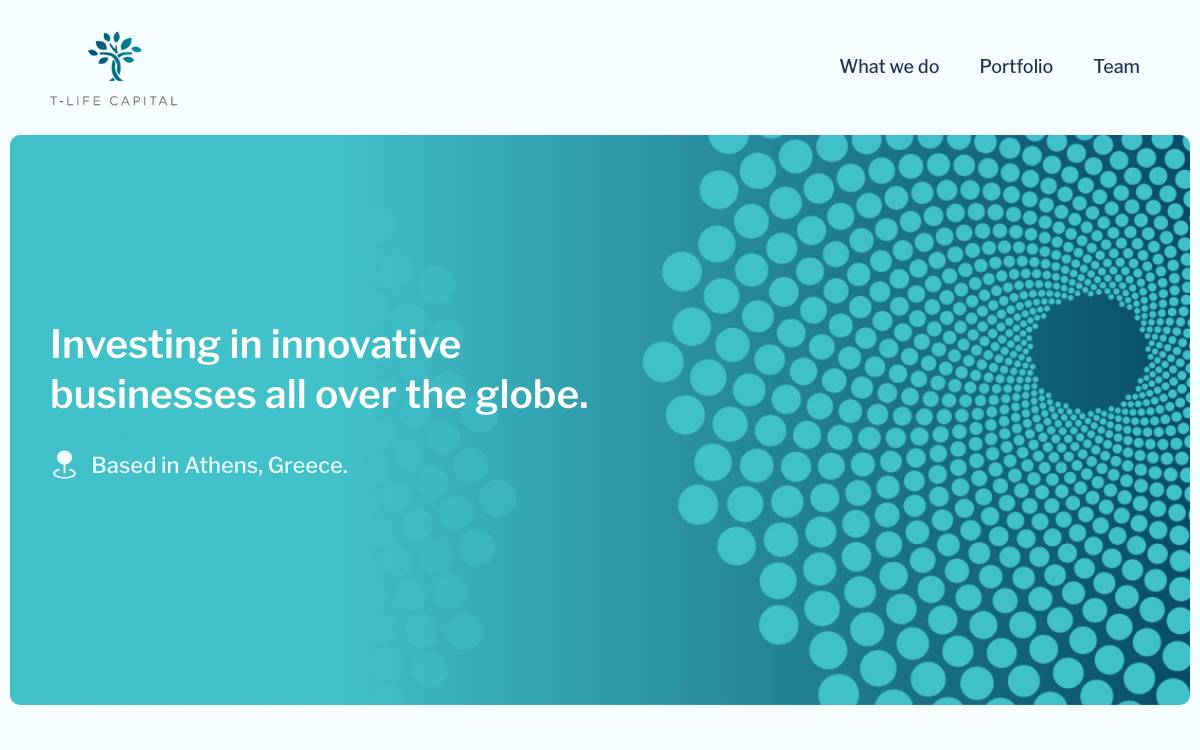 T-Life Capital website preview