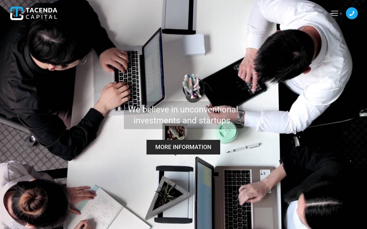 Tacenda Capital website preview