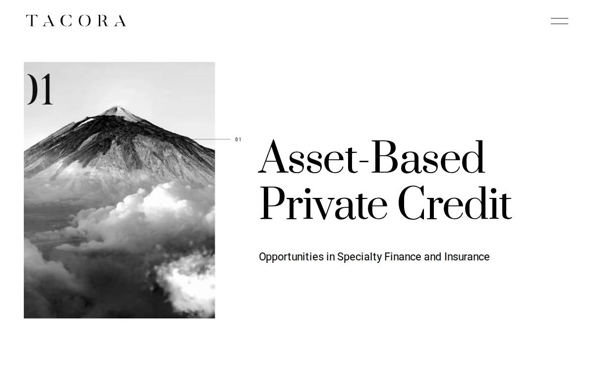 Tacora Capital website preview