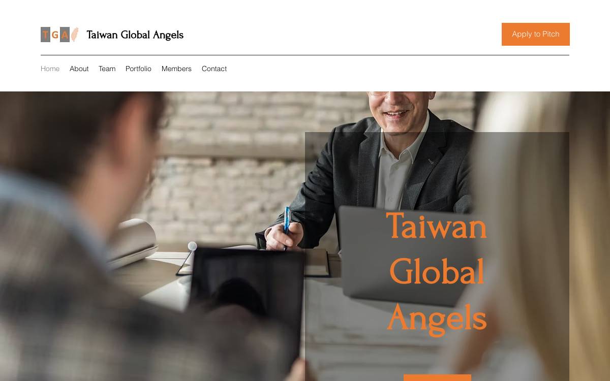 Taiwan Global Angels website preview