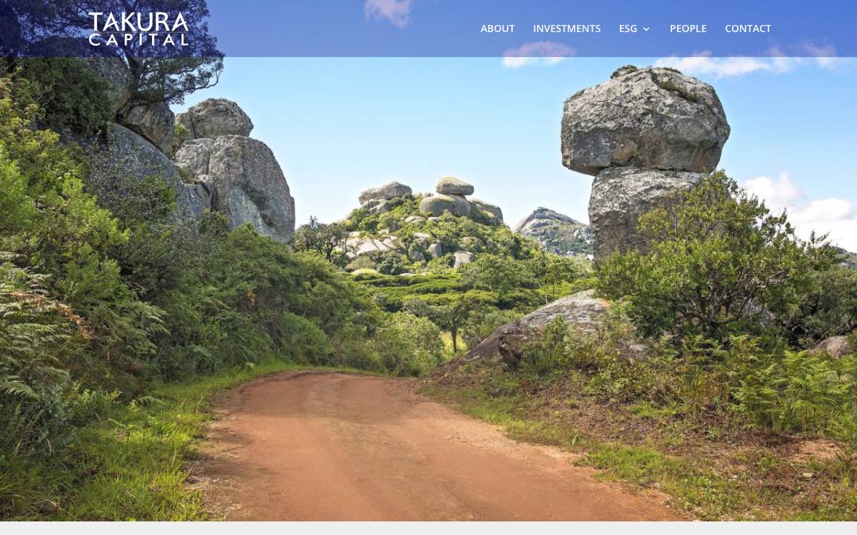 Takura Capital website preview