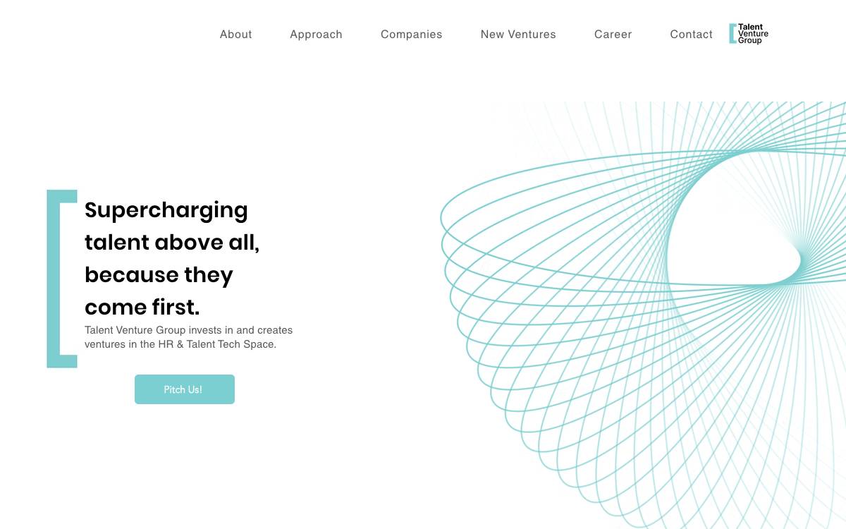 Talent Venture Group website preview