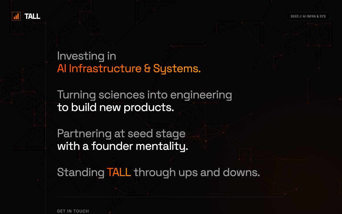 Tall Ventures website preview