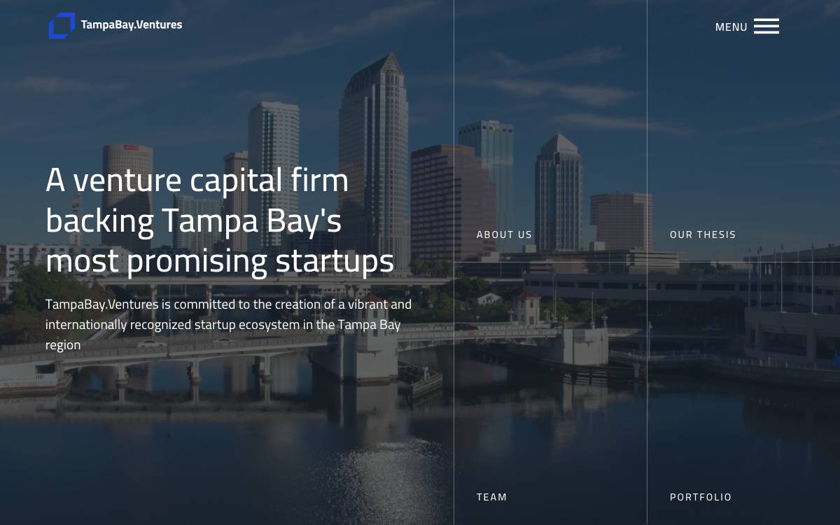 TampaBay.Ventures website preview