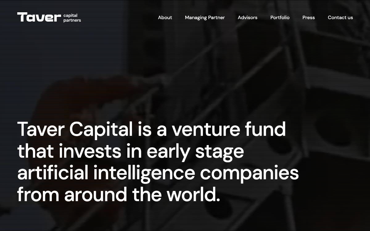 Taver Capital website preview