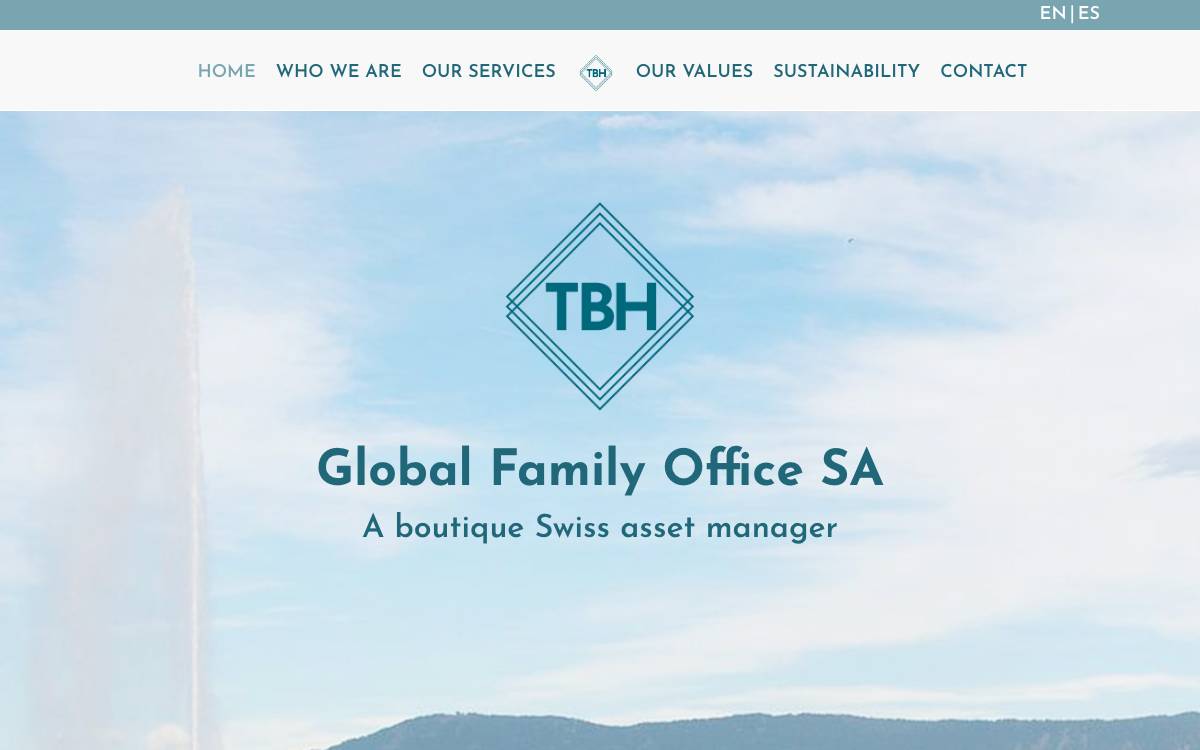 TBH Global Family Office SA website preview