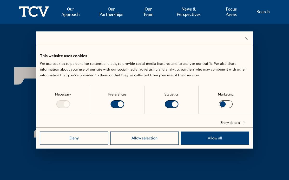 TCV website preview