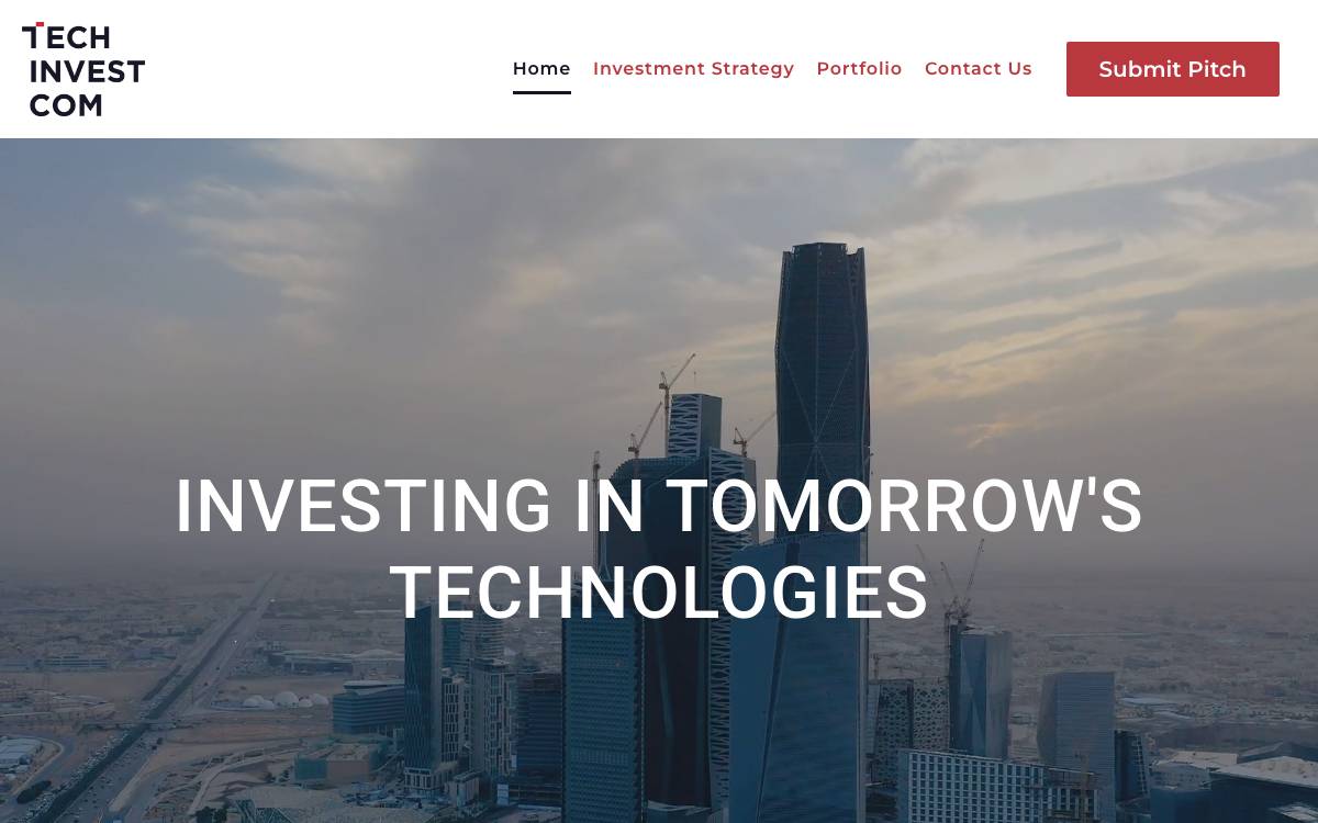Tech Invest Com website preview