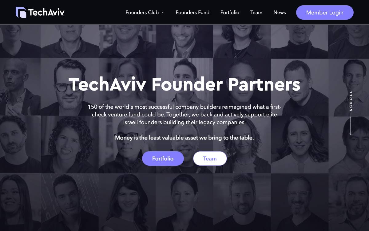TechAviv Founder Partners website preview