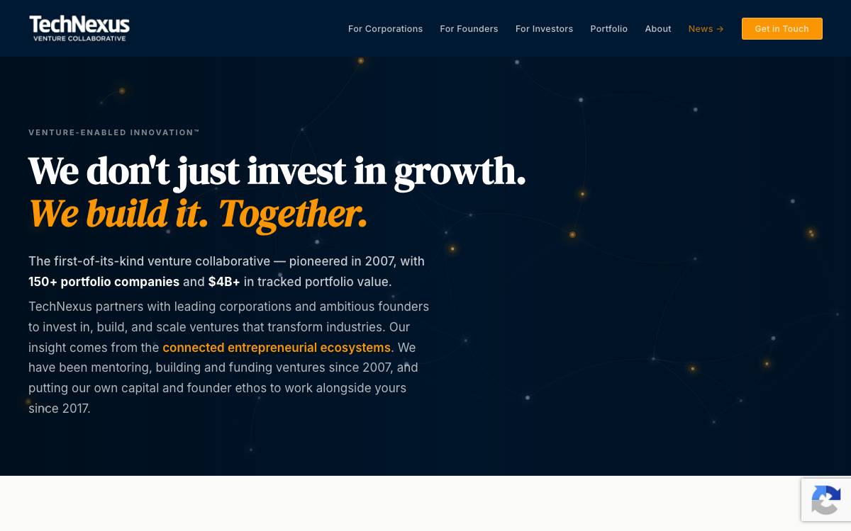TechNexus Venture Collaborative website preview
