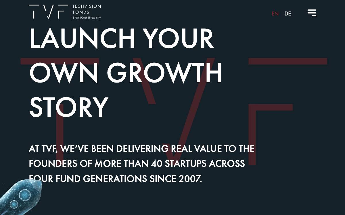 TechVision Fund website preview